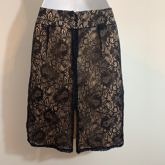 Black Lace Skirt by New York & co. Size 8 - Picture 5 of 7